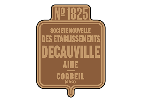 Decauville works plates (shield style)