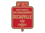 Decauville works plates (shield style)