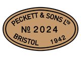 Peckett works plates (later style)