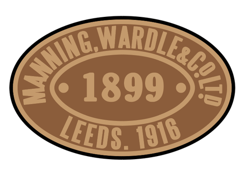 Manning-Wardle works plates (later style)