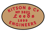 Kitson works plates