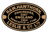 Hawthorn Leslie works plates