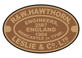 Hawthorn Leslie works plates