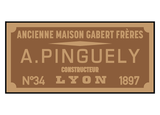 Pinguely works plates