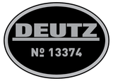 Deutz works plates