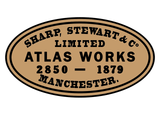 Sharp, Stewart works plates (early style)