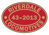 Riverdale Locomotives works plates