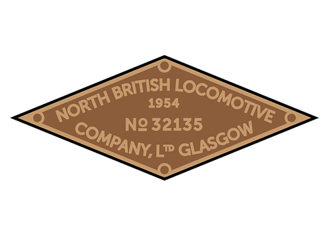 North British works plates (simplified style)