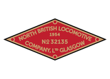 North British works plates (simplified style)