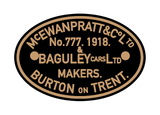 McEwan Pratt Baguley works plates