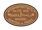 McEwan Pratt Baguley works plates