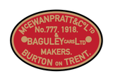 McEwan Pratt Baguley works plates