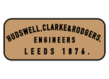 Hudswell, Clarke & Rodgers works plates