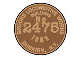 Brooks Locomotive Works works plates