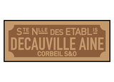Decauville works plates (rectangular style)