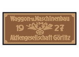 Waggon und Maschinenbau works plates