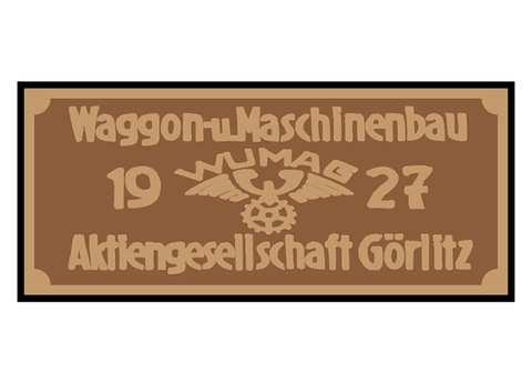 Waggon und Maschinenbau works plates