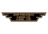 Fowler works plates (later)