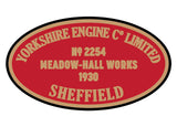 Yorkshire Engine Co works plates