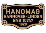 Hanomag works plates