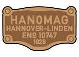 Hanomag works plates