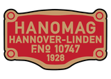 Hanomag works plates