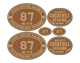 NGG16 Cockerill loco set plates