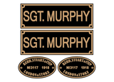 Kerr, Stuart 'Sgt. Murphy' loco set plates