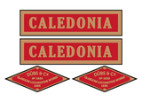 IoMR / MNR 'Caledonia' loco set plates