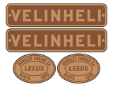 Padarn Railway Hunslet loco set plates