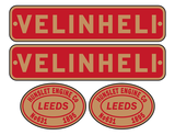 Padarn Railway Hunslet loco set plates