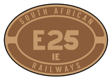 South African Railways number plates