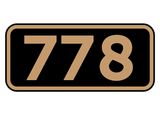 War Department Light Railways number plates