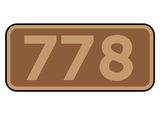 War Department Light Railways number plates
