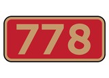 War Department Light Railways number plates