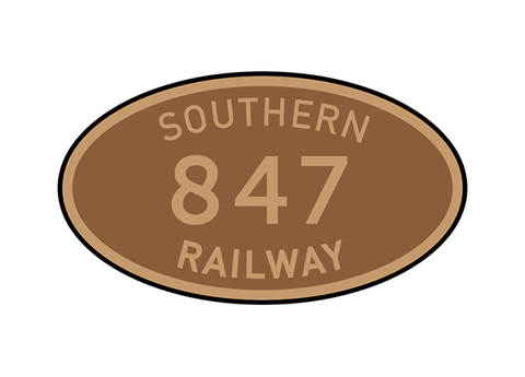 Southern Railway number plates