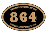 North Eastern Railway number plates