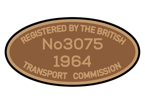 British Transport Commission number plates