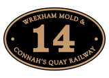 Wrexham, Mold & Connah's Quay Railway number plates