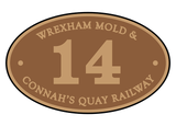 Wrexham, Mold & Connah's Quay Railway number plates