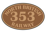 North British Railway number plates