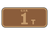 Great Southern Railway (Ireland) suffix number plates