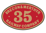 Brecon & Merthyr Railway number plates