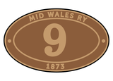 Mid Wales Railway number plates
