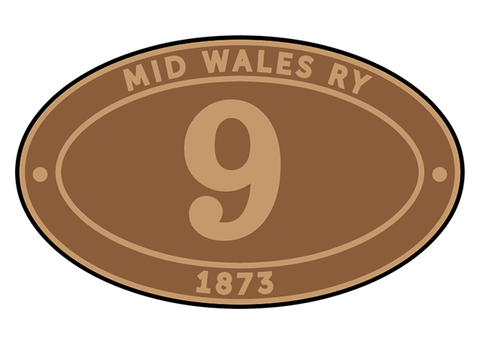 Mid Wales Railway number plates