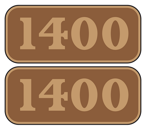 Great Western Railway number plates (Dapol)