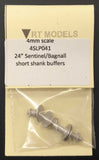 24" Sentinel/Bagnall short shank buffers