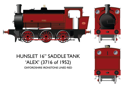 Hunslet 16" 0-6-0st
