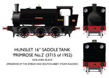 Hunslet 16" 0-6-0st
