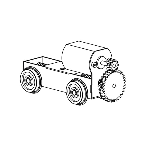 Chassis Kit, 25mm wheelbase